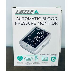 Lazle Automatic Upper Arm Blood Pressure Monitor Model JPD-HA101 NIB